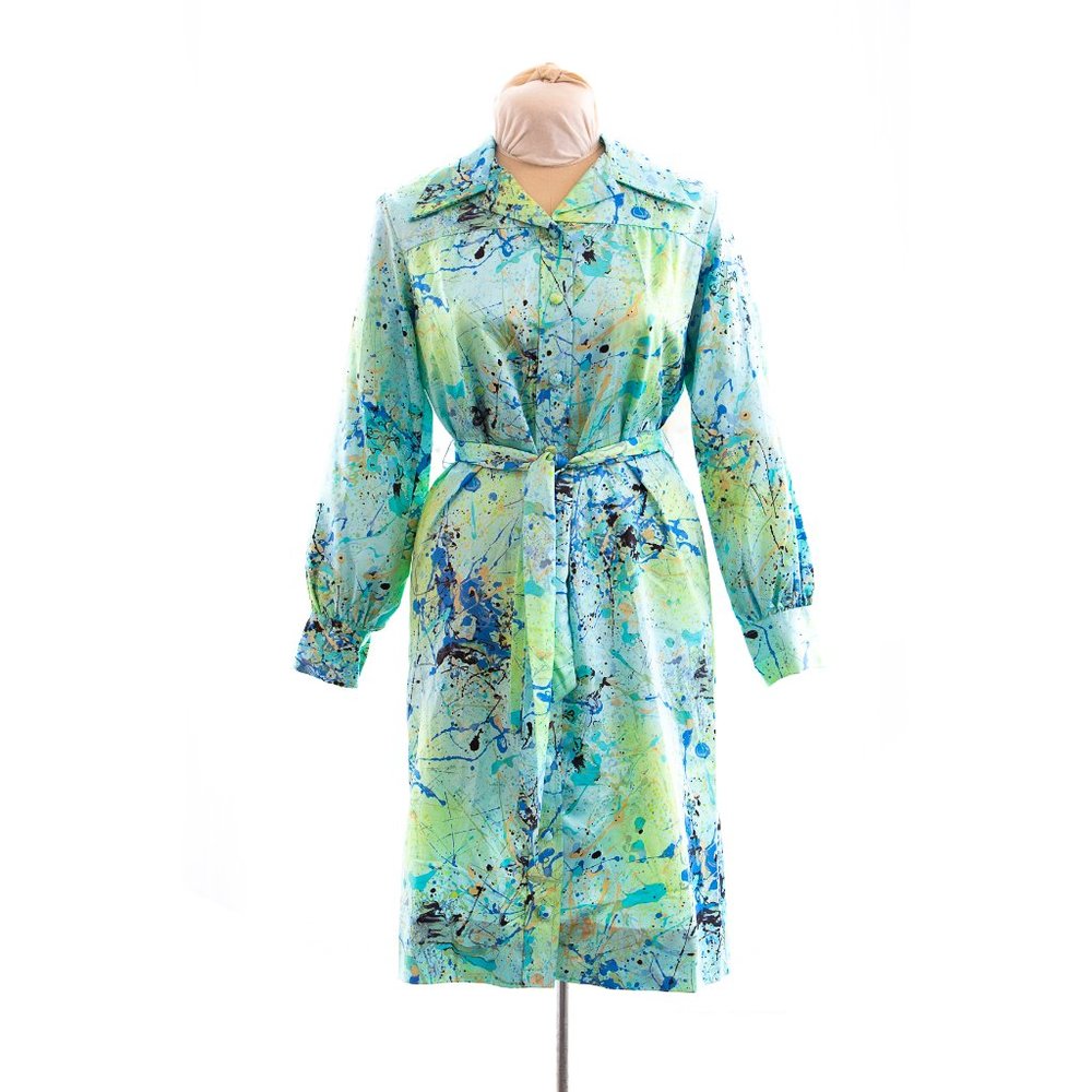 Lanvin Paint Splatter Dress